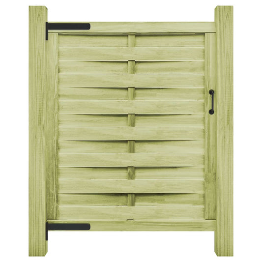 Poort 100x125 cm groen geïmpregneerd grenenhout is nu te koop bij PeponiXL, paradijselijk wonen!