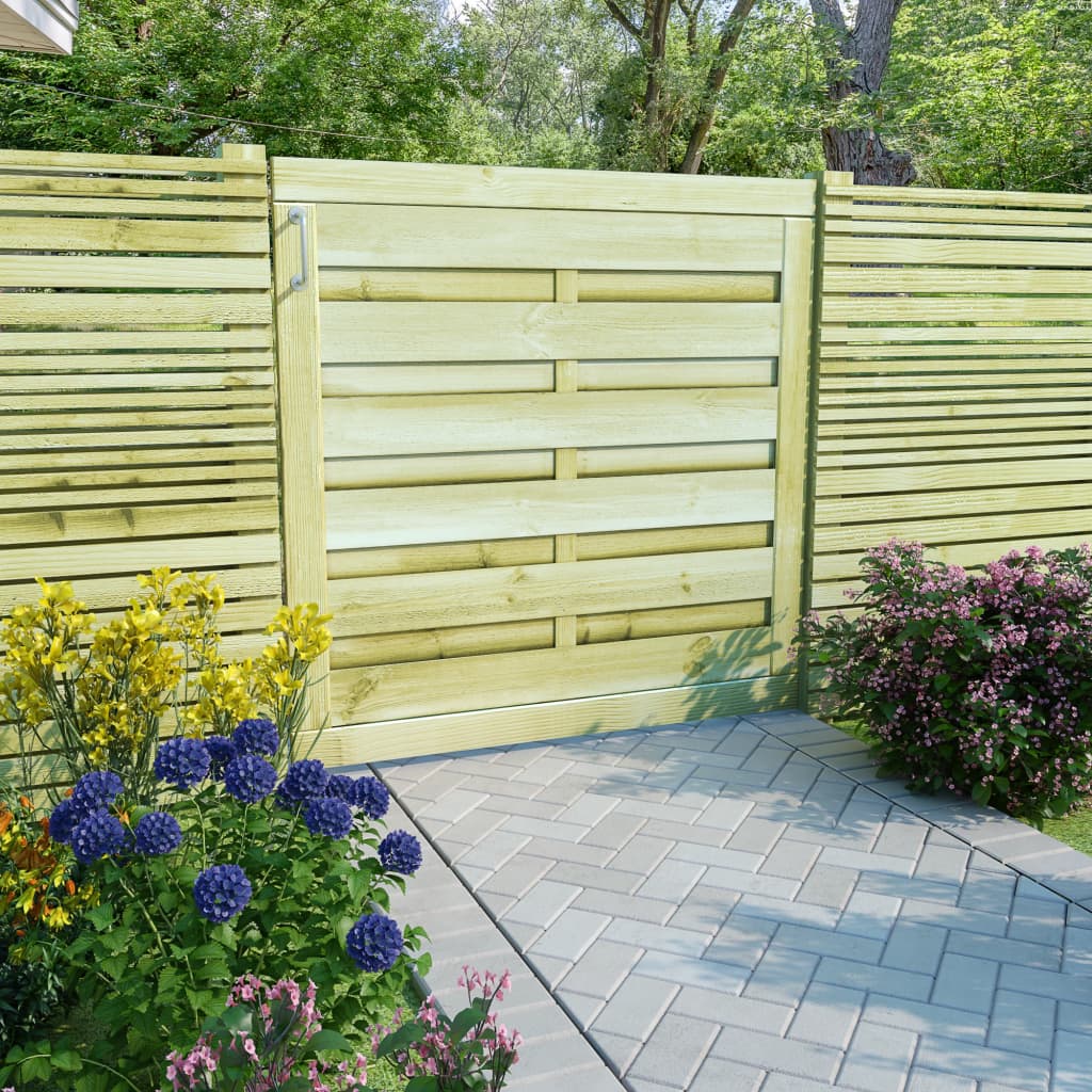 Poort 100x100 cm geïmpregneerd grenenhout groen is nu te koop bij PeponiXL, paradijselijk wonen!