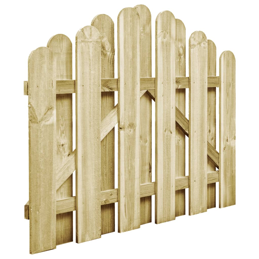 Poort 100x75 cm groen geïmpregneerd grenenhout is nu te koop bij PeponiXL, paradijselijk wonen!