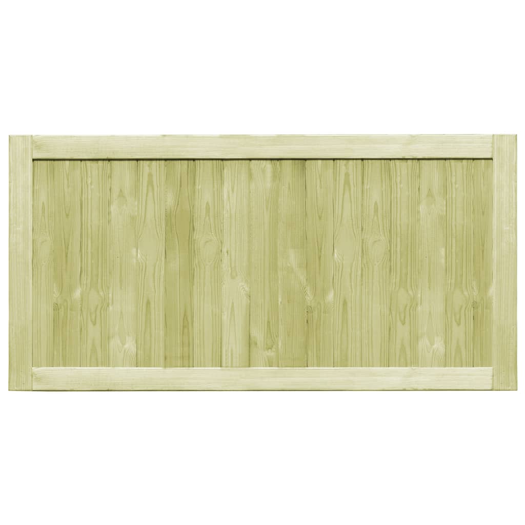 Poorten 2 st 300x75 cm geïmpregneerd grenenhout is nu te koop bij PeponiXL, paradijselijk wonen!