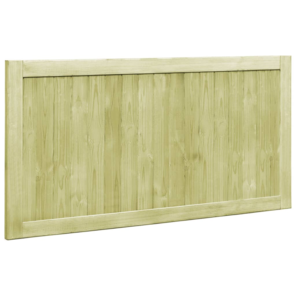 Poorten 2 st 300x75 cm geïmpregneerd grenenhout is nu te koop bij PeponiXL, paradijselijk wonen!