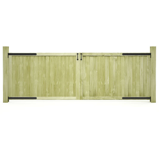 Poorten 2 st 300x100 cm geïmpregneerd grenenhout is nu te koop bij PeponiXL, paradijselijk wonen!