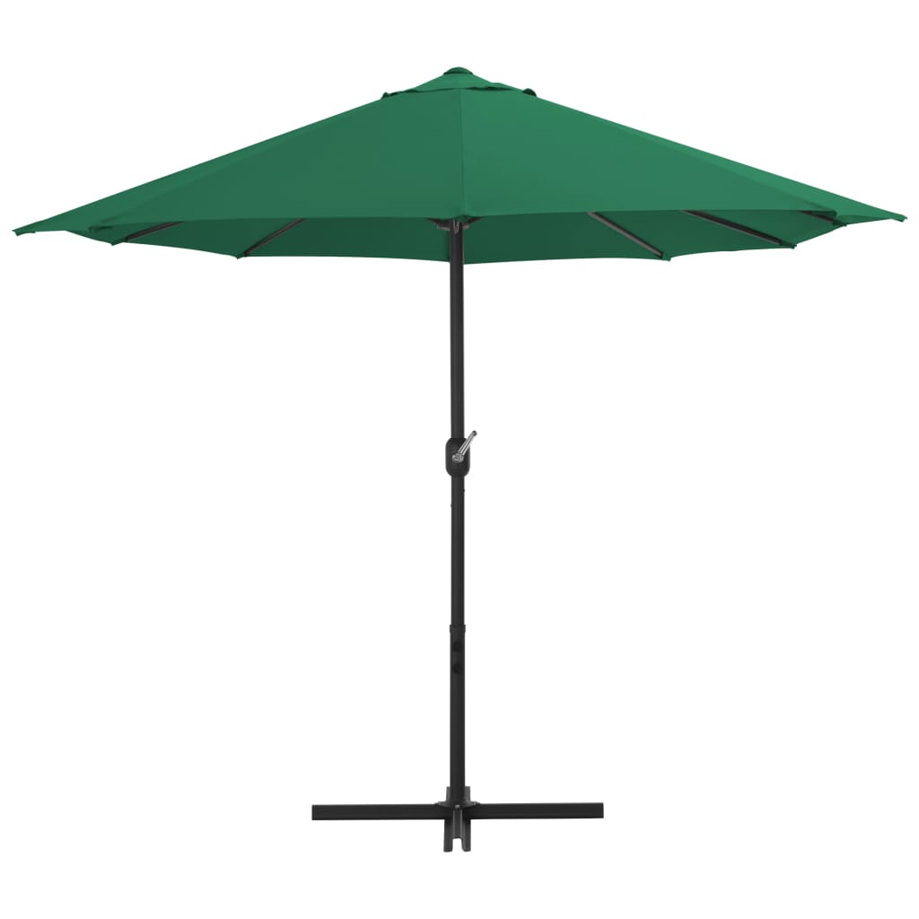Parasol met aluminium paal 460x270 cm groen is nu te koop bij PeponiXL, paradijselijk wonen!
