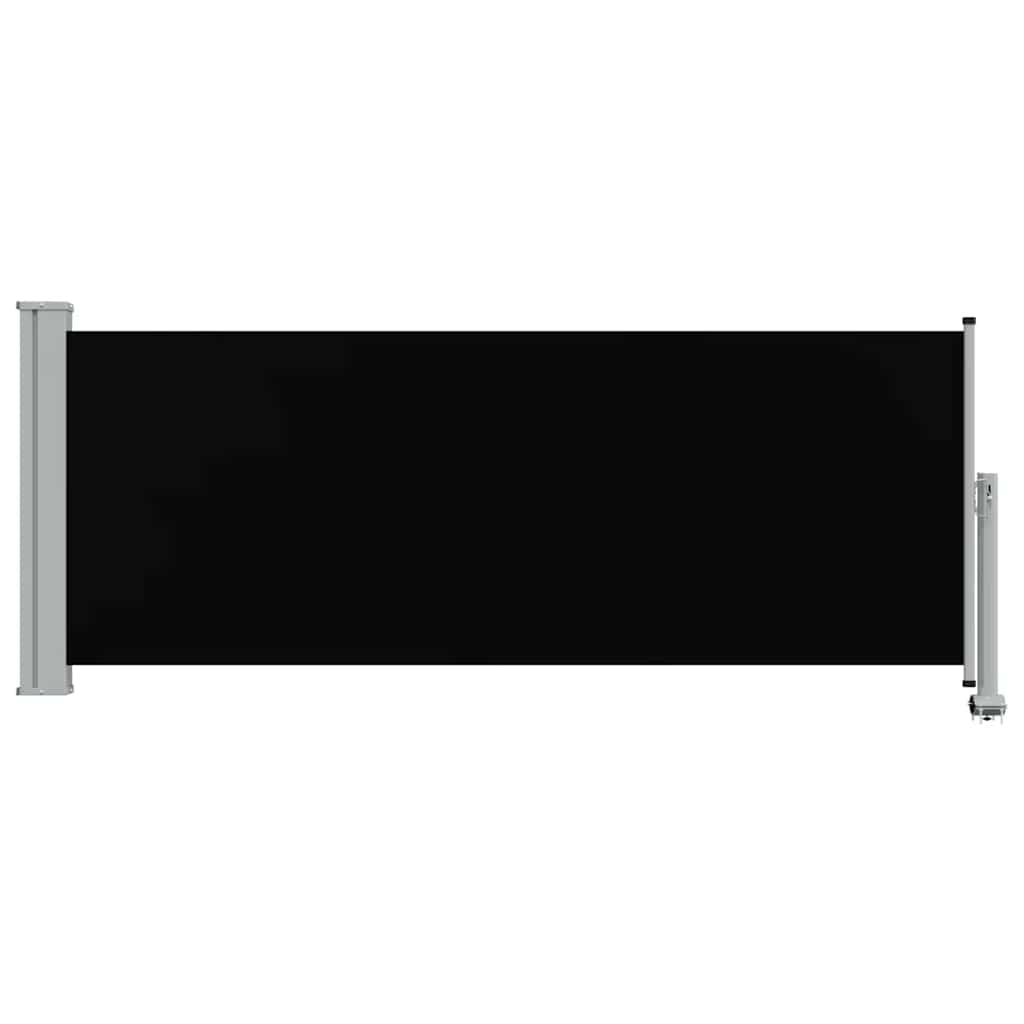 Tuinscherm uittrekbaar 100x300 cm zwart is nu te koop bij PeponiXL, paradijselijk wonen!