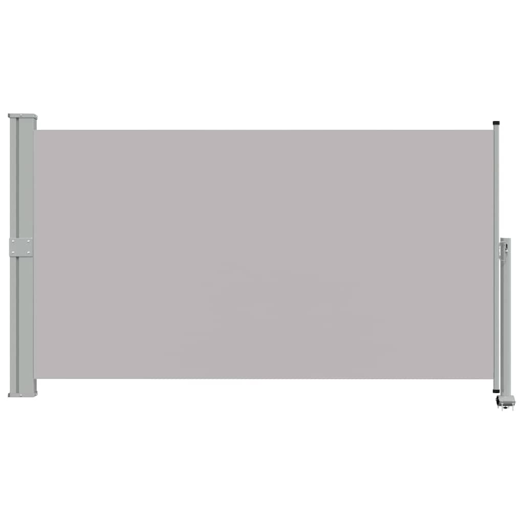 Tuinscherm uittrekbaar 140x300 cm grijs is nu te koop bij PeponiXL, paradijselijk wonen!