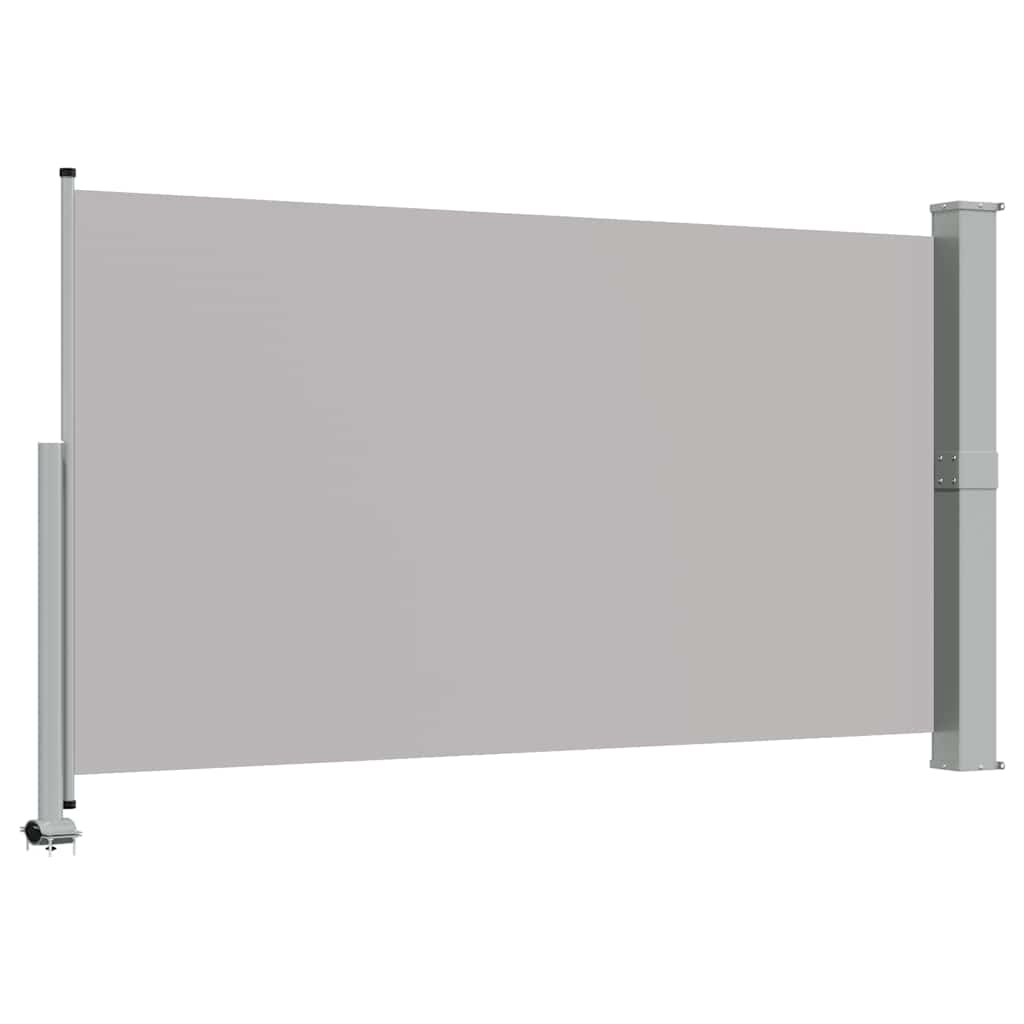 Tuinscherm uittrekbaar 140x300 cm grijs is nu te koop bij PeponiXL, paradijselijk wonen!