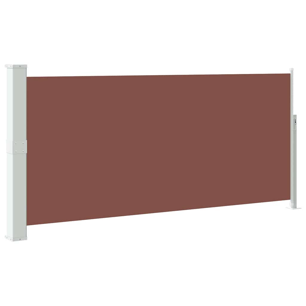 Windscherm uittrekbaar 140x300 cm bruin is nu te koop bij PeponiXL, paradijselijk wonen!