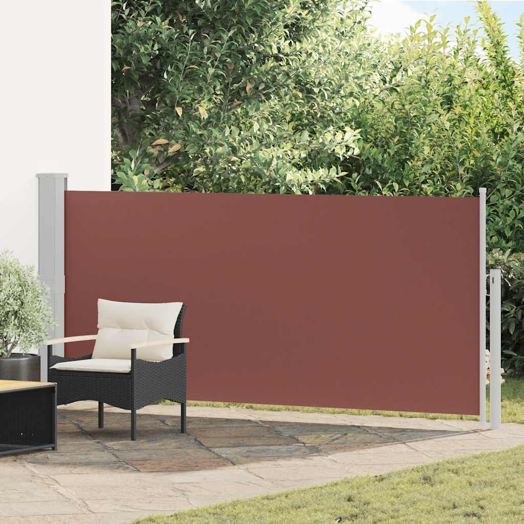 Windscherm uittrekbaar 140x300 cm bruin is nu te koop bij PeponiXL, paradijselijk wonen!
