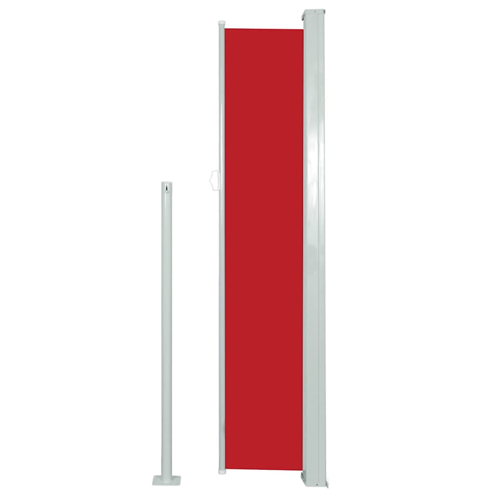 Windscherm uittrekbaar 120x300 cm rood is nu te koop bij PeponiXL, paradijselijk wonen!