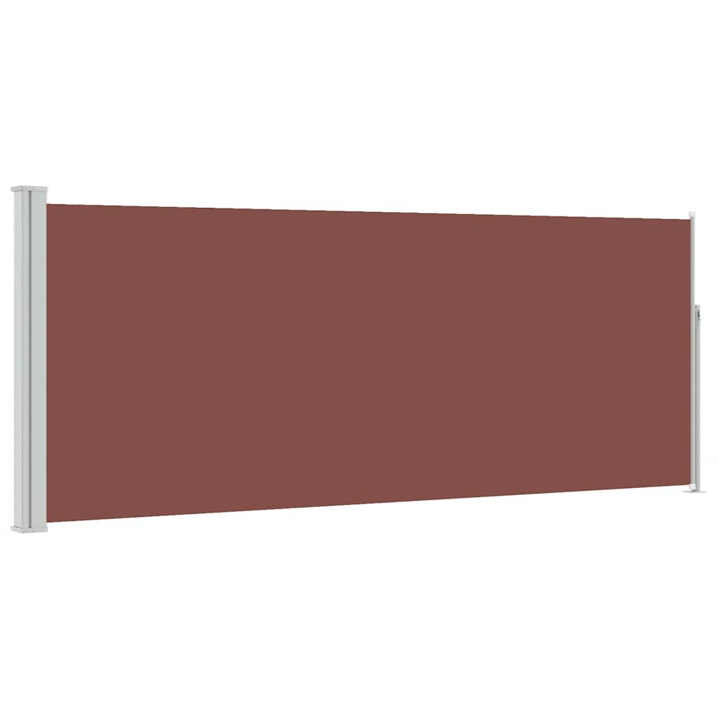 Windscherm uittrekbaar 120x300 cm bruin is nu te koop bij PeponiXL, paradijselijk wonen!