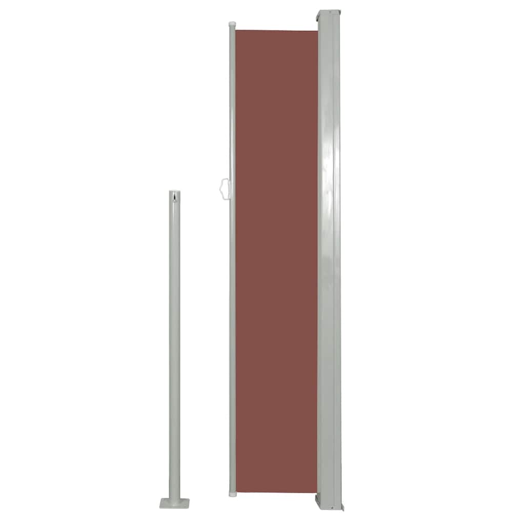 Windscherm uittrekbaar 120x300 cm bruin is nu te koop bij PeponiXL, paradijselijk wonen!