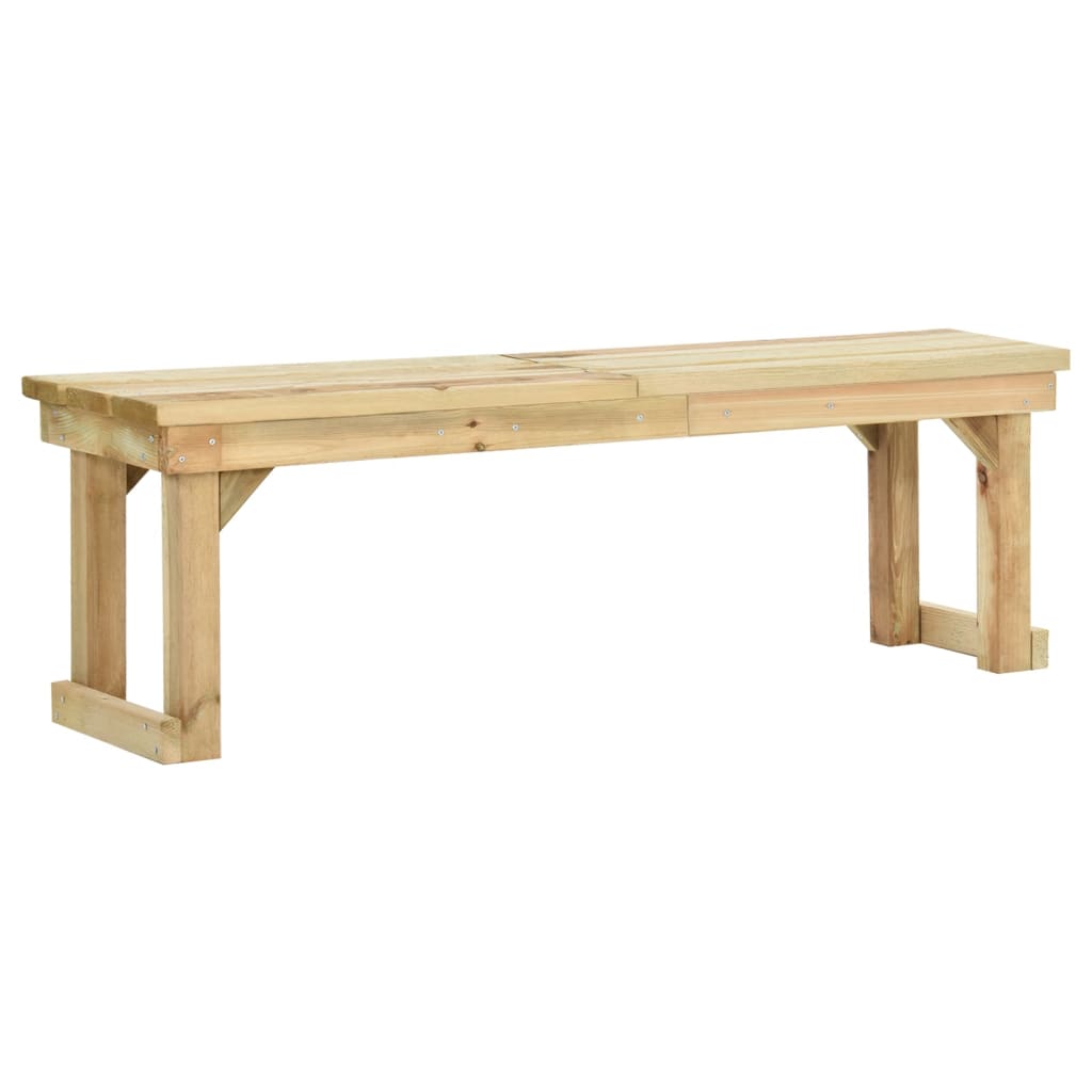 Tuinbank 140 cm geïmpregneerd grenenhout is nu te koop bij PeponiXL, paradijselijk wonen!