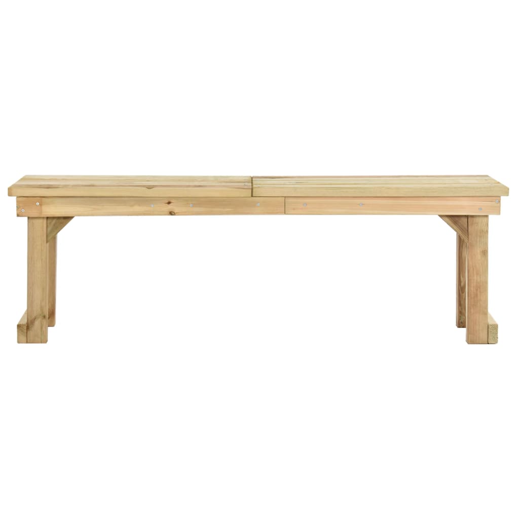 Tuinbank 140 cm geïmpregneerd grenenhout is nu te koop bij PeponiXL, paradijselijk wonen!