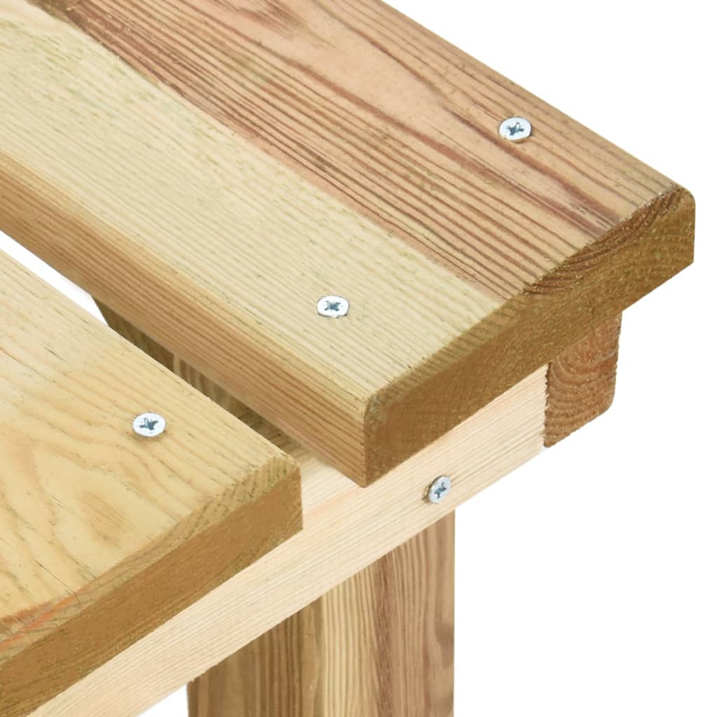 Tuinbank 140 cm geïmpregneerd grenenhout is nu te koop bij PeponiXL, paradijselijk wonen!