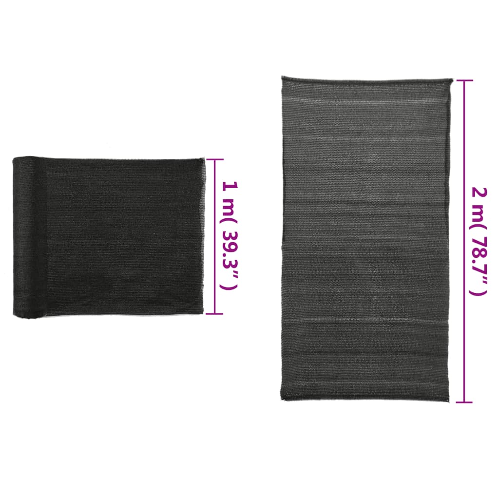 Privacynet 2x25 m HDPE zwart is nu te koop bij PeponiXL, paradijselijk wonen!