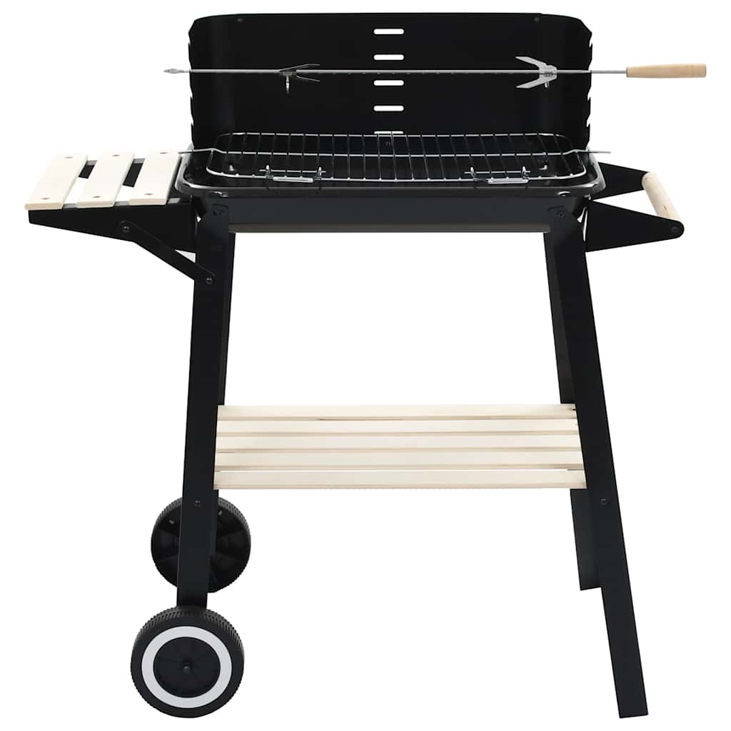 Houtskoolbarbecue staand met wieltjes is nu te koop bij PeponiXL, paradijselijk wonen!