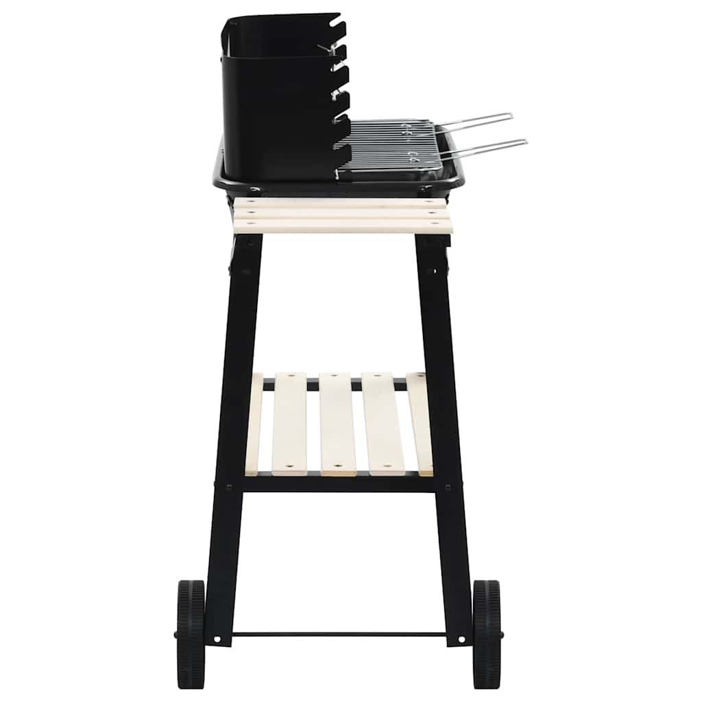 Houtskoolbarbecue staand met wieltjes is nu te koop bij PeponiXL, paradijselijk wonen!
