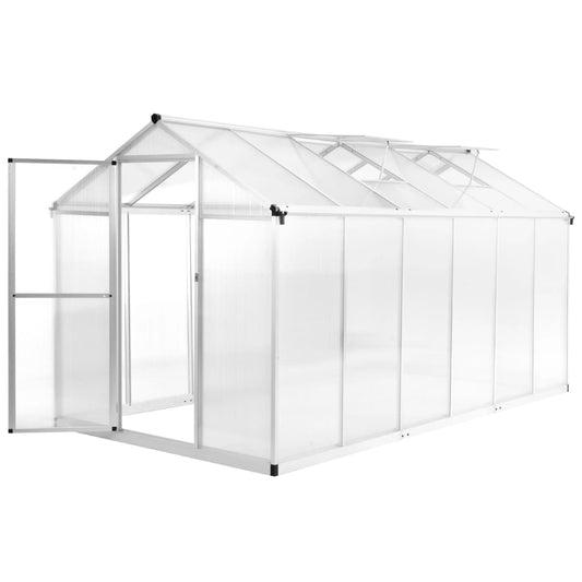 Tuinkas 13,41 m³ 362x190x195 cm aluminium is nu te koop bij PeponiXL, paradijselijk wonen!