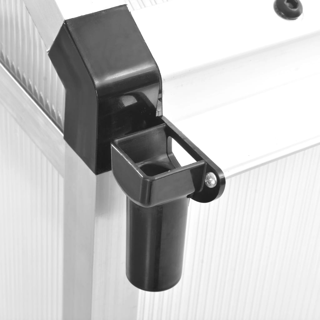 Tuinkas 13,41 m³ 362x190x195 cm aluminium is nu te koop bij PeponiXL, paradijselijk wonen!