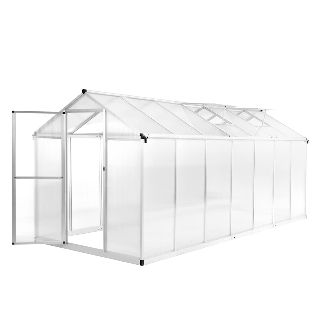 Tuinkas 15,6 m³ 421x190x195 cm aluminium is nu te koop bij PeponiXL, paradijselijk wonen!