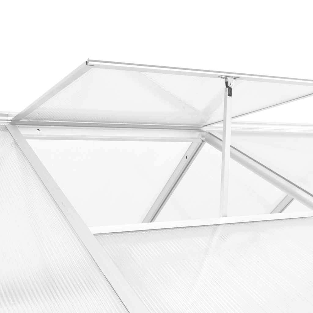 Tuinkas 15,6 m³ 421x190x195 cm aluminium is nu te koop bij PeponiXL, paradijselijk wonen!