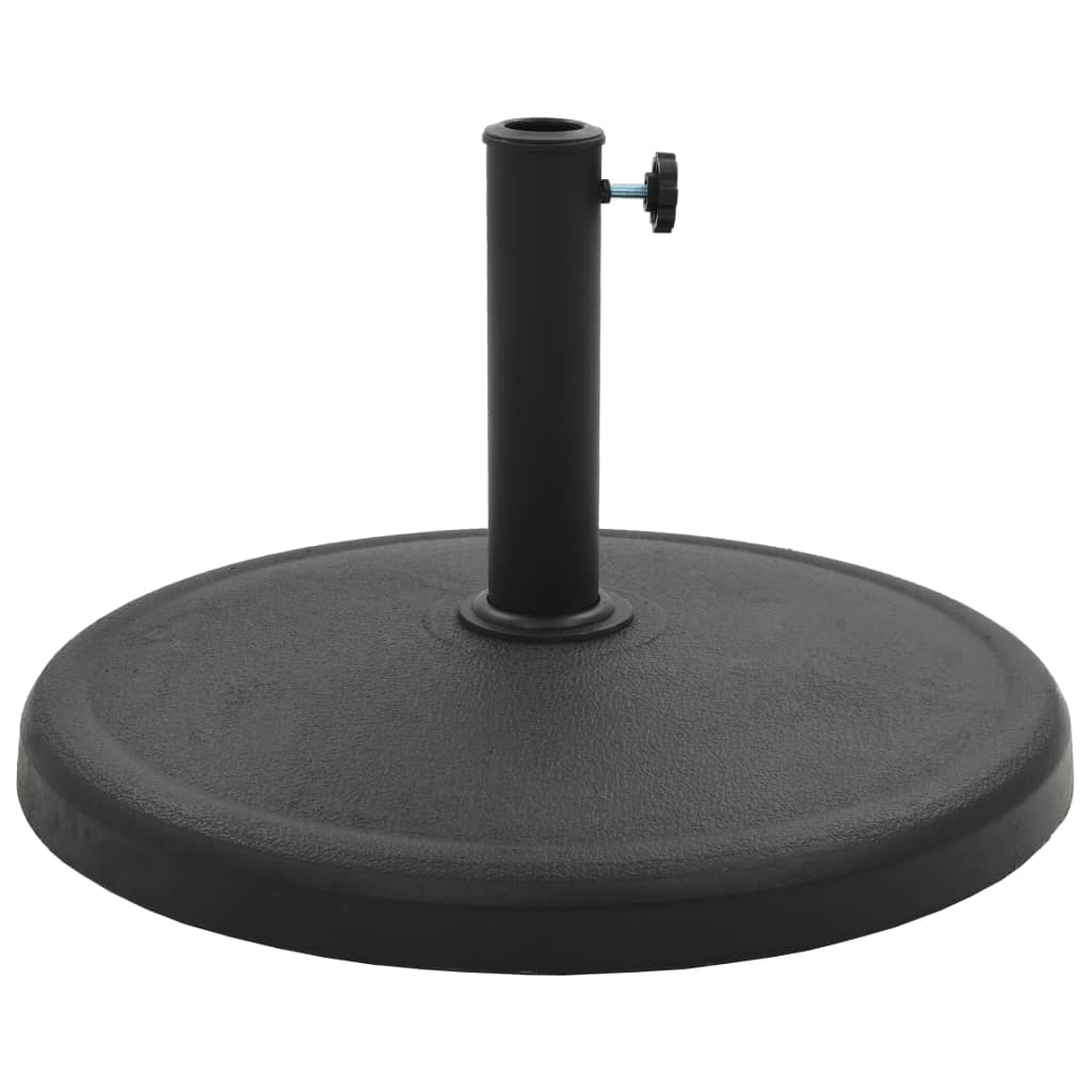 Parasolvoet rond 19 kg polyresin zwart is nu te koop bij PeponiXL, paradijselijk wonen!