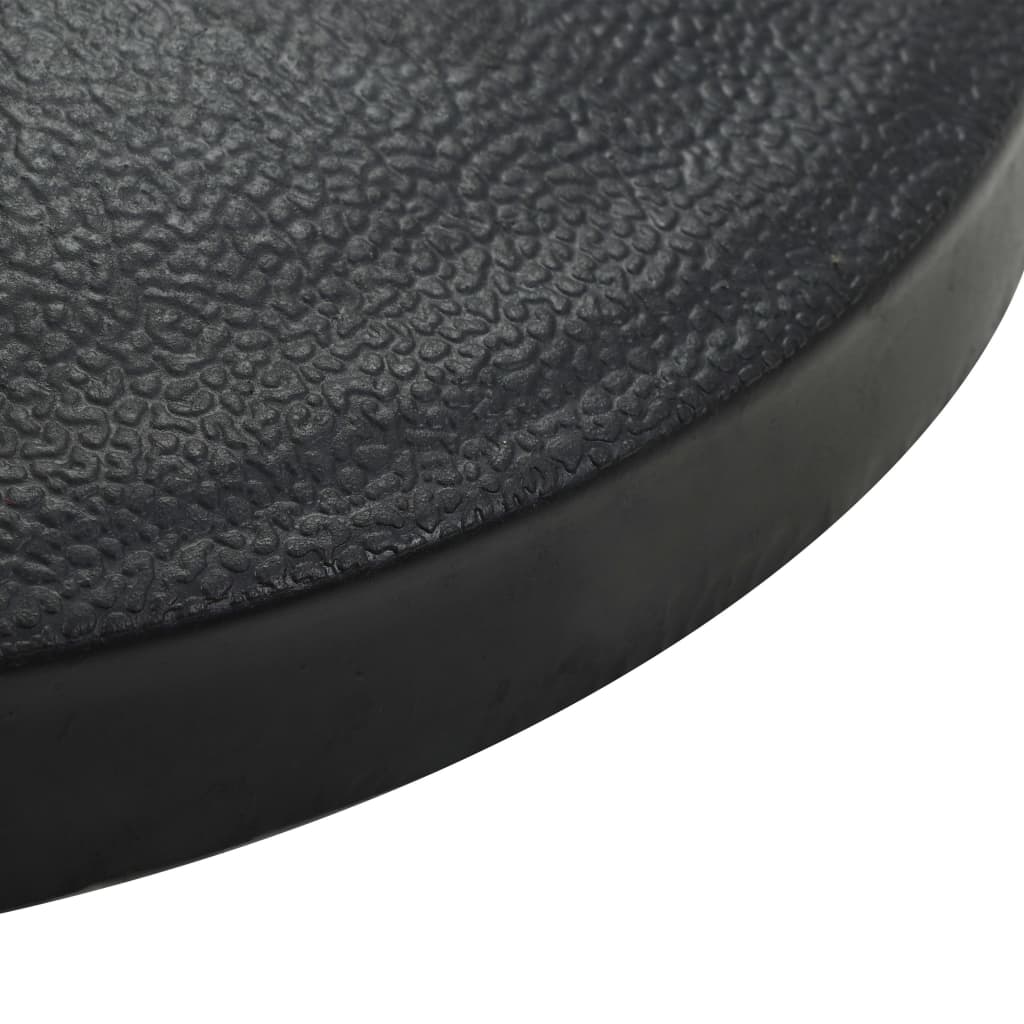 Parasolvoet rond 19 kg polyresin zwart is nu te koop bij PeponiXL, paradijselijk wonen!