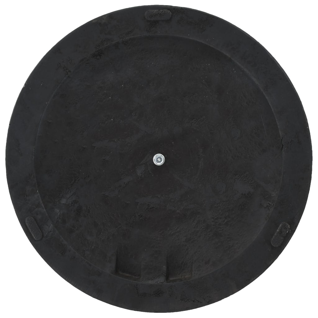 Parasolvoet rond 19 kg polyresin zwart is nu te koop bij PeponiXL, paradijselijk wonen!