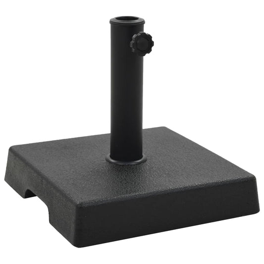 Parasolvoet vierkant 8 kg polyresin zwart is nu te koop bij PeponiXL, paradijselijk wonen!