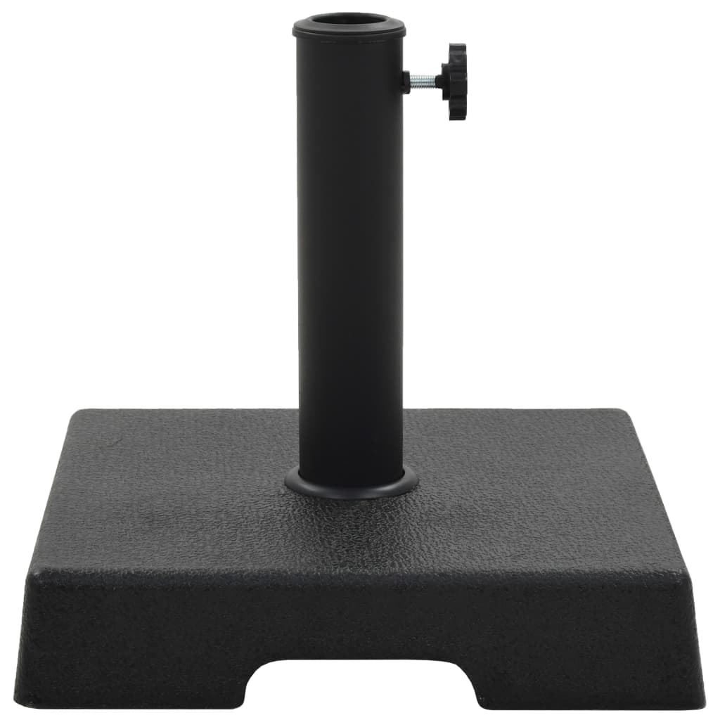 Parasolvoet vierkant 8 kg polyresin zwart is nu te koop bij PeponiXL, paradijselijk wonen!