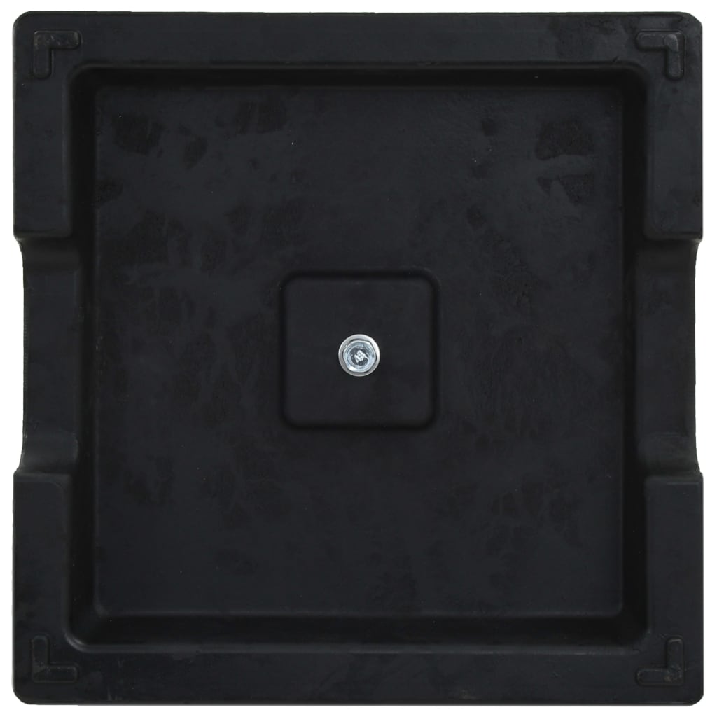 Parasolvoet vierkant 8 kg polyresin zwart is nu te koop bij PeponiXL, paradijselijk wonen!