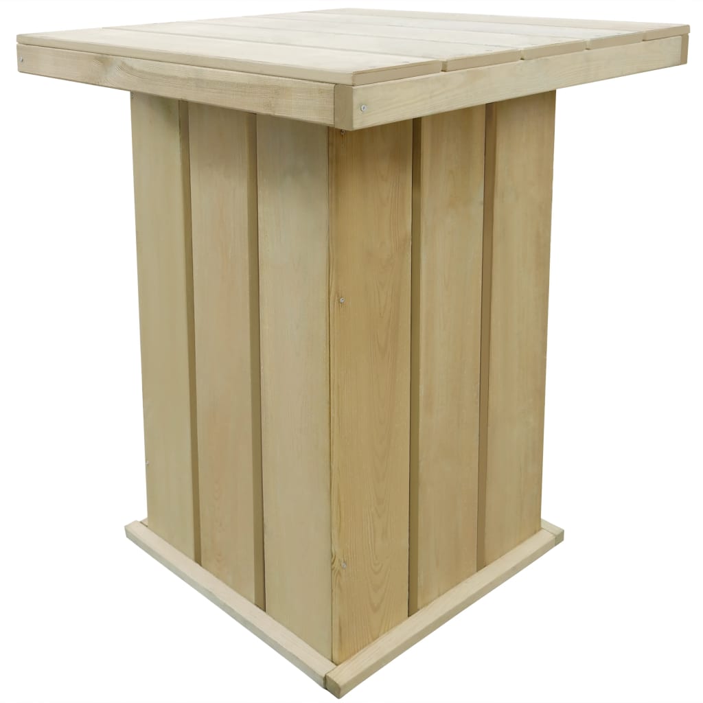 Bartafel 75x75x110 cm geïmpregneerd grenenhout is nu te koop bij PeponiXL, paradijselijk wonen!