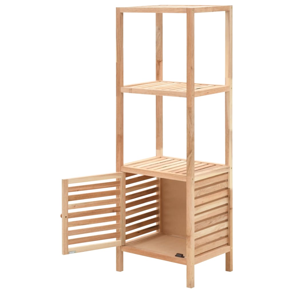 Badkamerkast 39,5x35,5x123 cm massief walnotenhout is nu te koop bij PeponiXL, paradijselijk wonen!