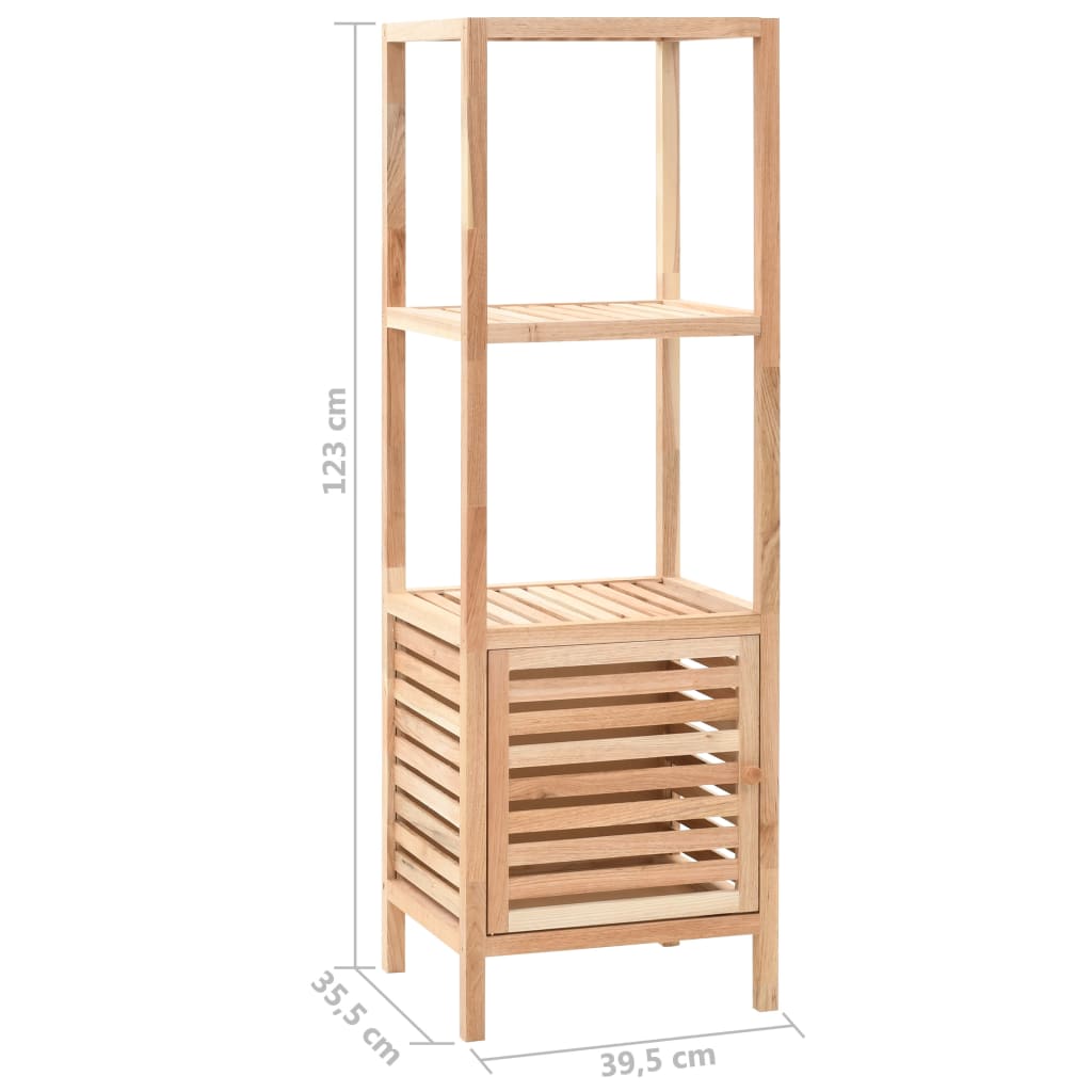 Badkamerkast 39,5x35,5x123 cm massief walnotenhout is nu te koop bij PeponiXL, paradijselijk wonen!