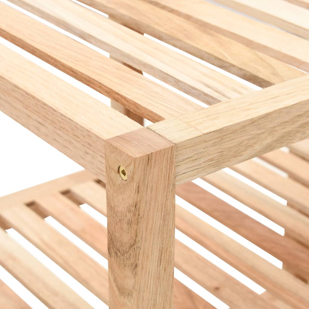 Badkamerrek 100x40x65 cm massief walnotenhout is nu te koop bij PeponiXL, paradijselijk wonen!