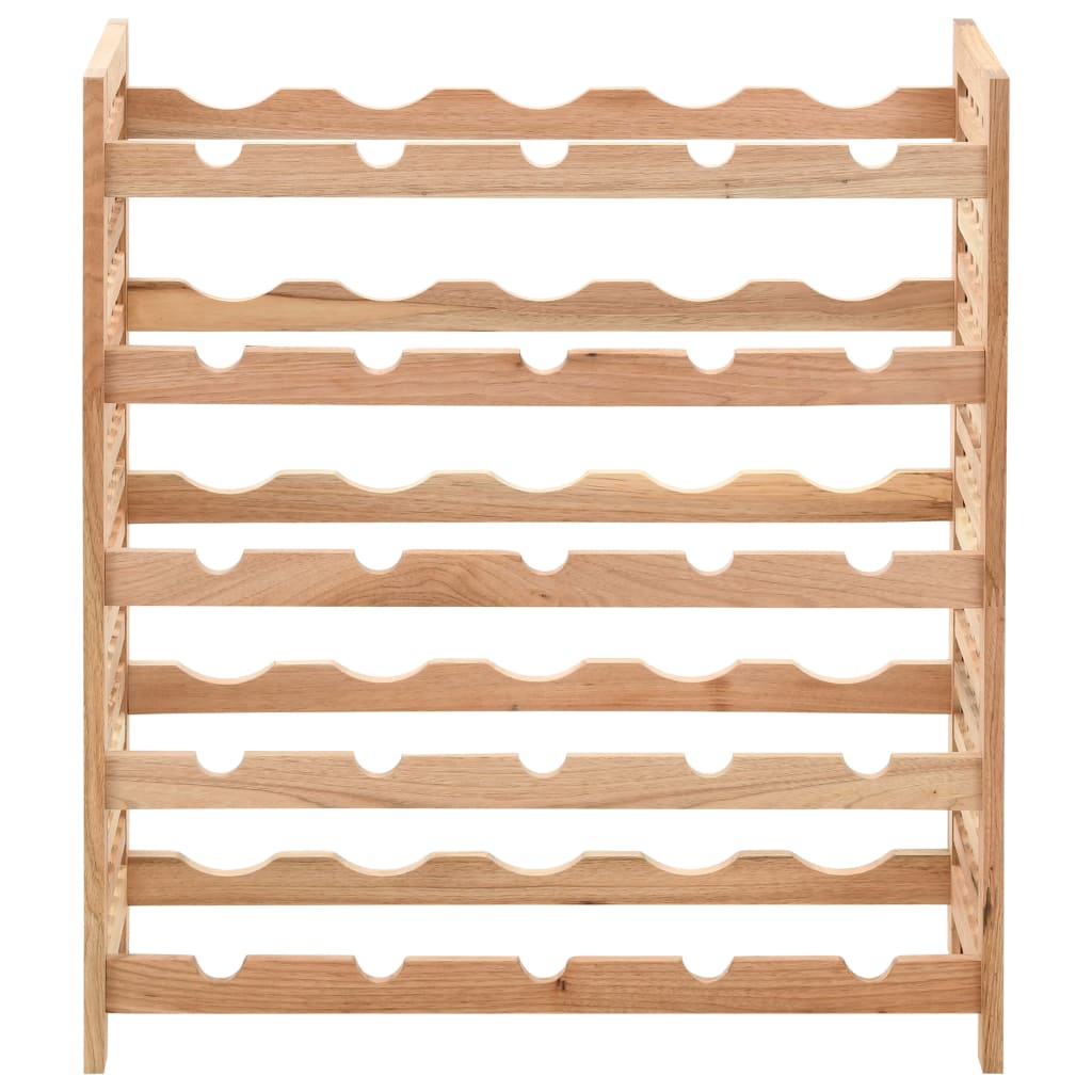 Wijnrek voor 25 flessen 63x25x73 cm massief walnotenhout is nu te koop bij PeponiXL, paradijselijk wonen!