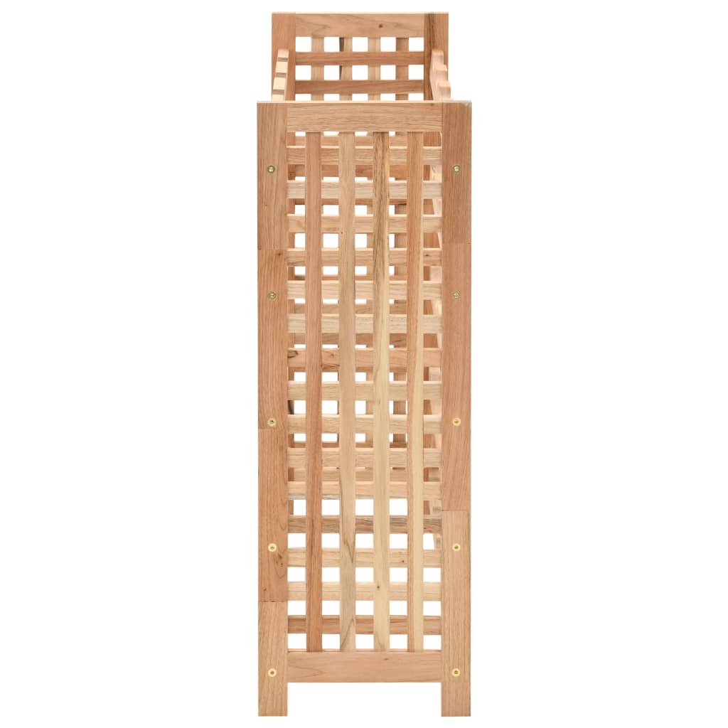 Wijnrek voor 25 flessen 63x25x73 cm massief walnotenhout is nu te koop bij PeponiXL, paradijselijk wonen!