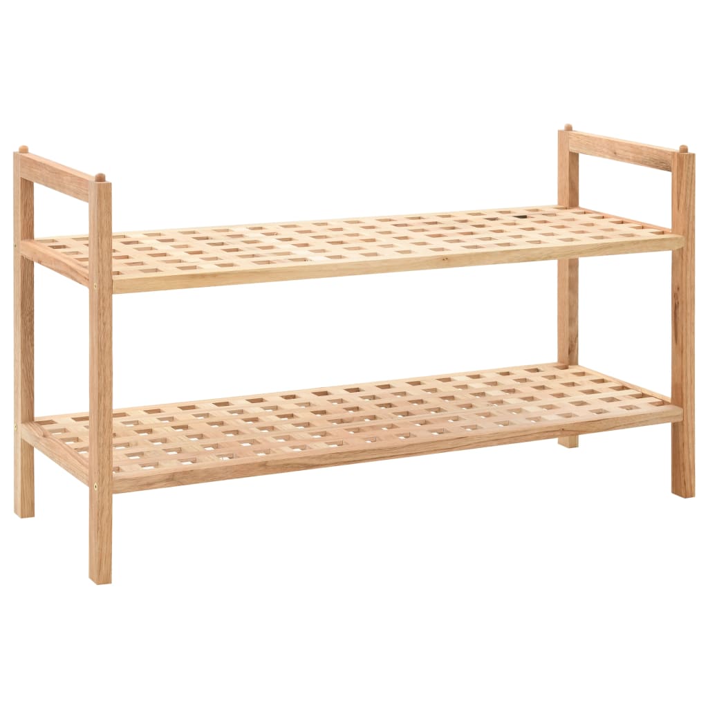 Schoenenrek 69x26x40 cm massief walnotenhout is nu te koop bij PeponiXL, paradijselijk wonen!