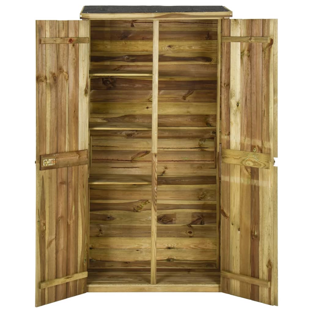 Tuinschuur 85x48x177 cm grenenhout is nu te koop bij PeponiXL, paradijselijk wonen!