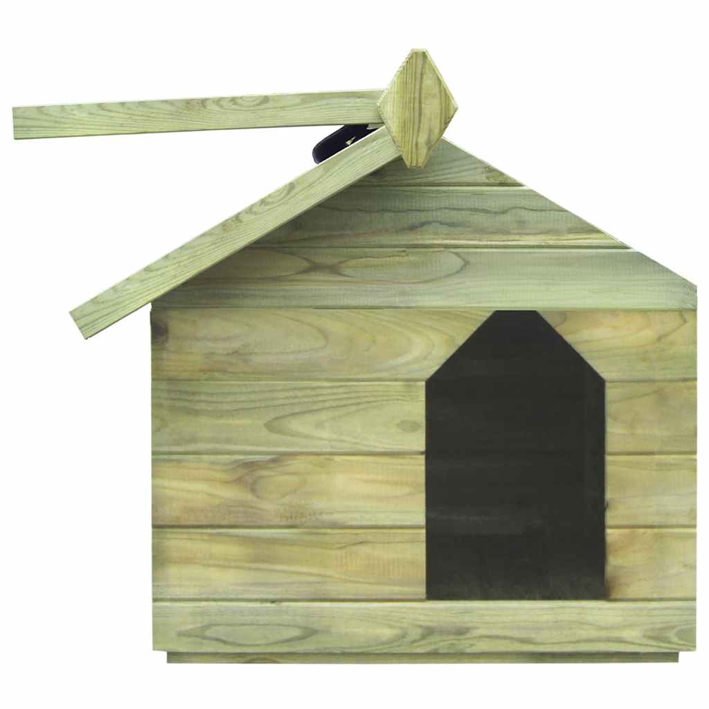 Hondenhok met opklapbaar dak geïmpregneerd grenenhout is nu te koop bij PeponiXL, paradijselijk wonen!