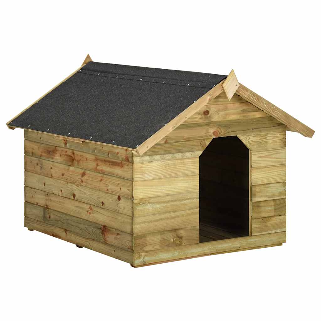 Hondenhok met opklapbaar dak geïmpregneerd grenenhout is nu te koop bij PeponiXL, paradijselijk wonen!