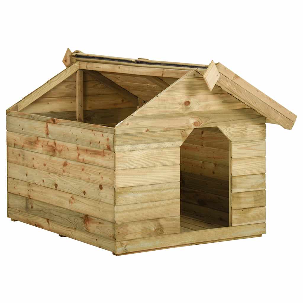 Hondenhok met opklapbaar dak geïmpregneerd grenenhout is nu te koop bij PeponiXL, paradijselijk wonen!
