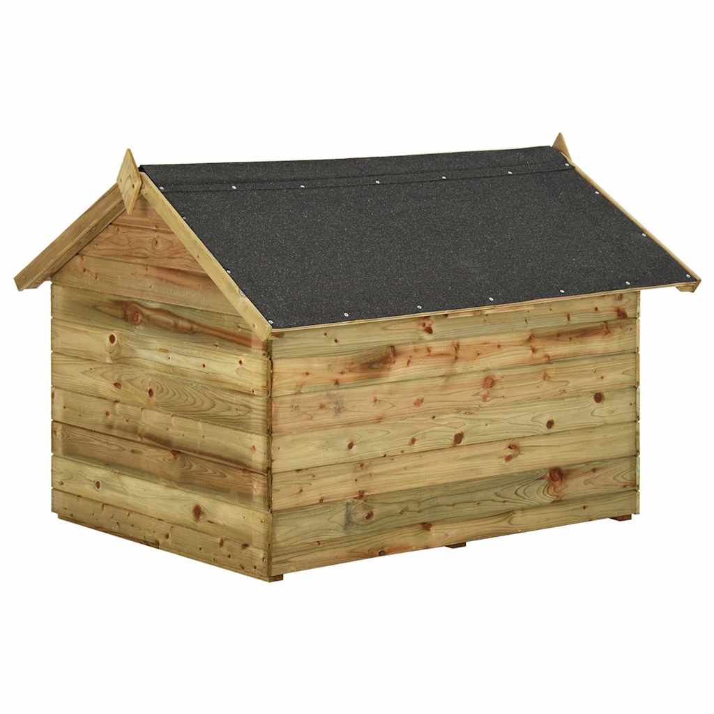 Hondenhok met opklapbaar dak geïmpregneerd grenenhout is nu te koop bij PeponiXL, paradijselijk wonen!