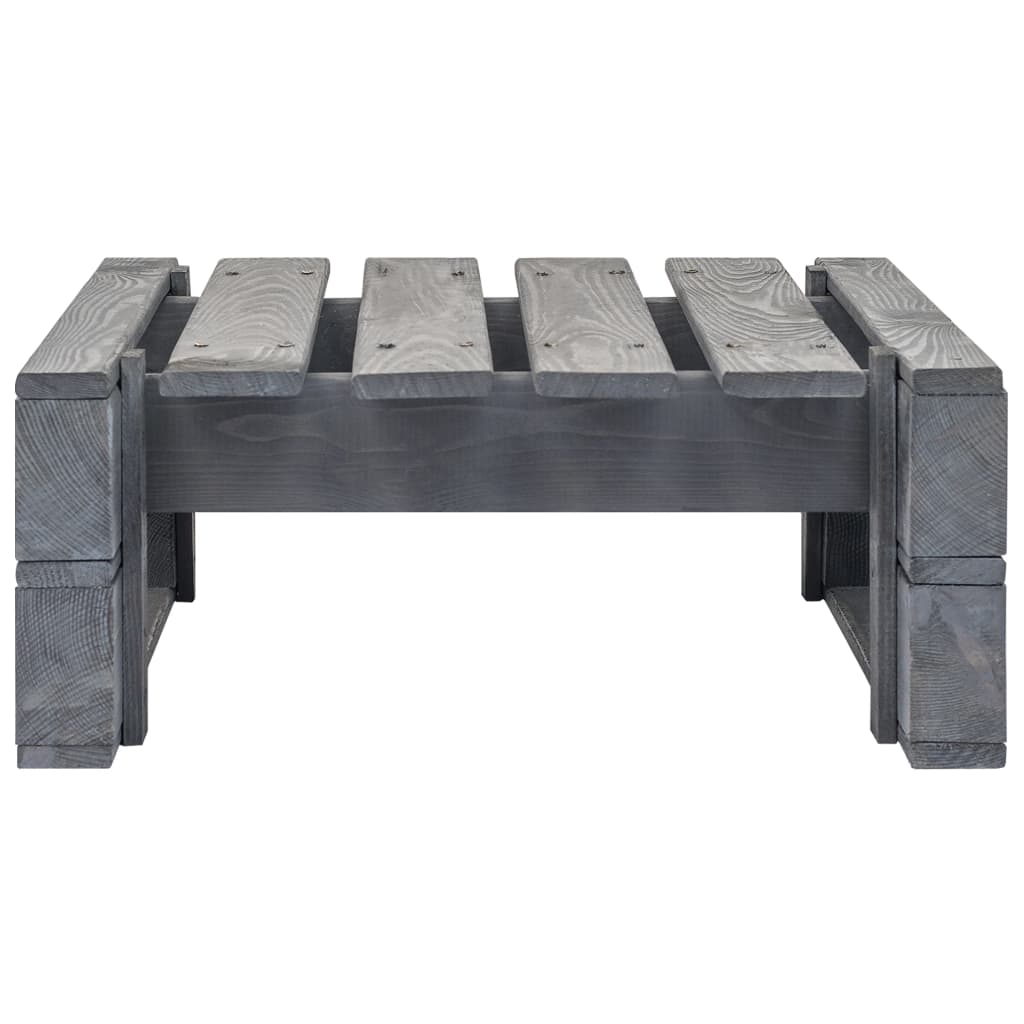 Tuinhocker pallet hout grijs is nu te koop bij PeponiXL, paradijselijk wonen!