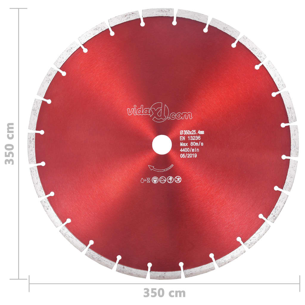 Diamantzaagblad 350 mm staal is nu te koop bij PeponiXL, paradijselijk wonen!