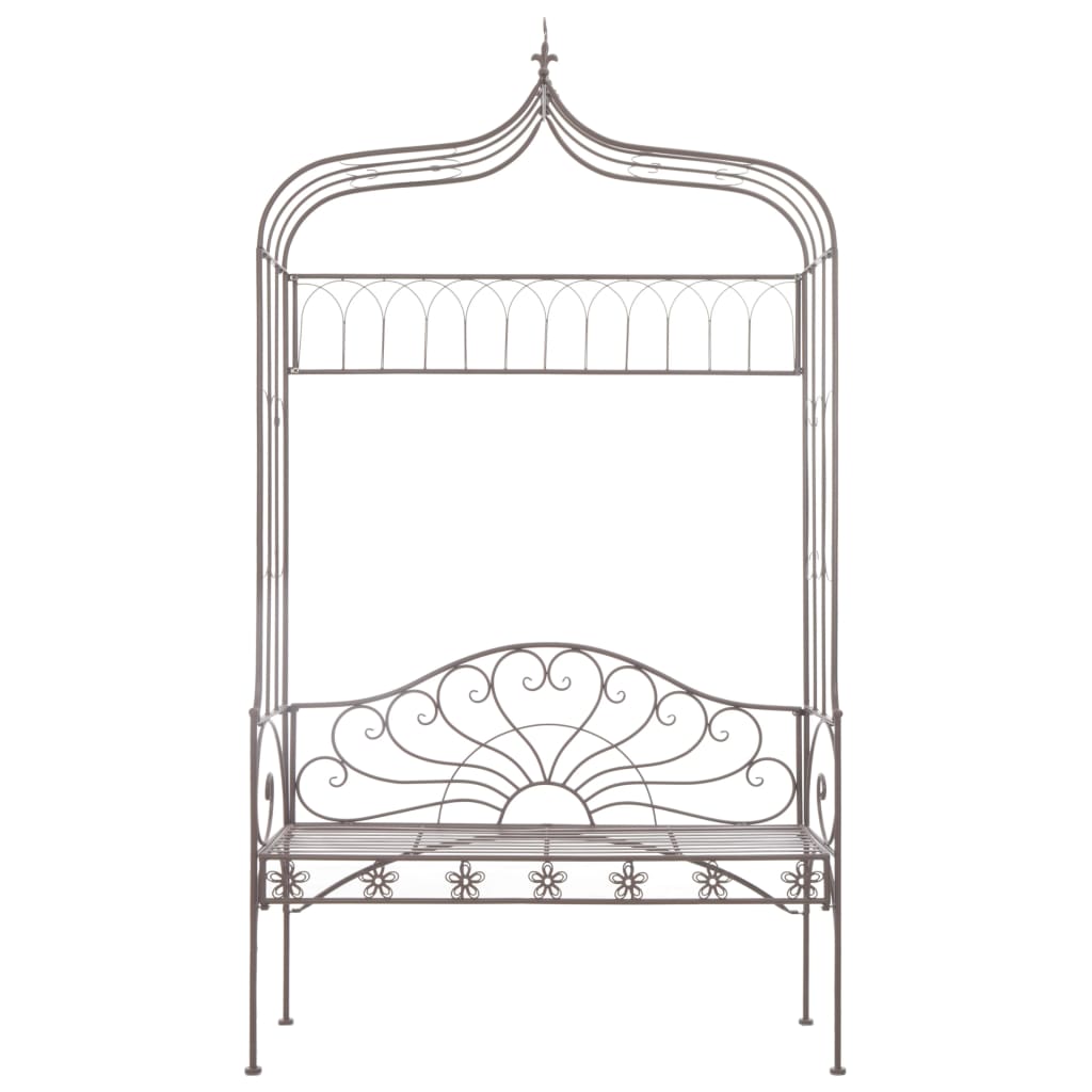Tuinbank 122 cm ijzer antiekbruin is nu te koop bij PeponiXL, paradijselijk wonen!