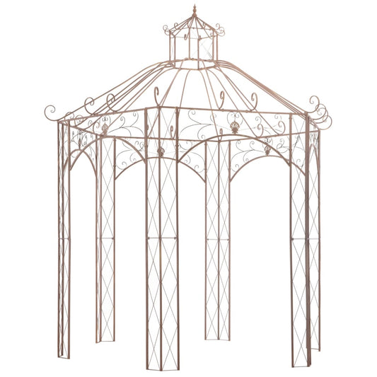Tuinpaviljoen 3 m ijzer antiekbruin is nu te koop bij PeponiXL, paradijselijk wonen!