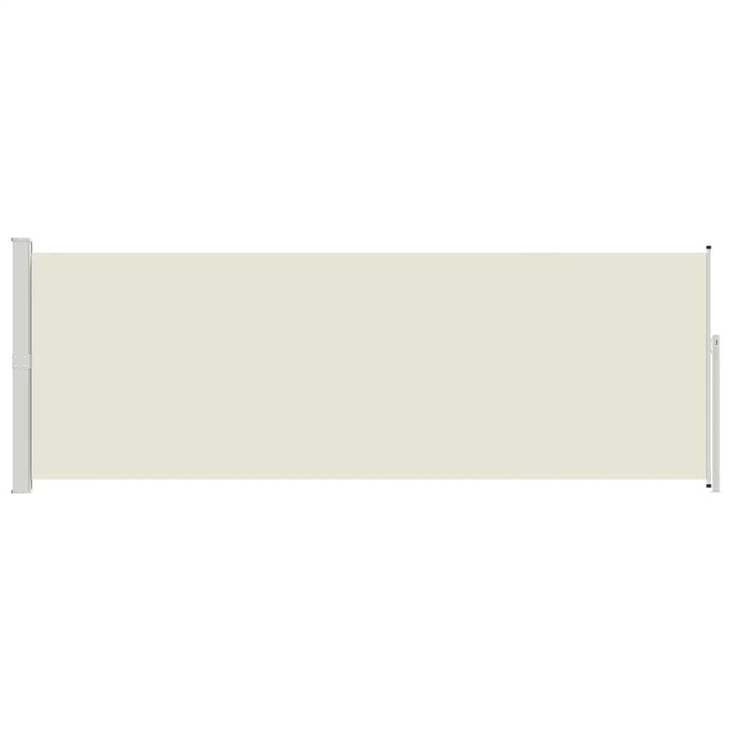 Windscherm uittrekbaar 160x500 cm crème is nu te koop bij PeponiXL, paradijselijk wonen!