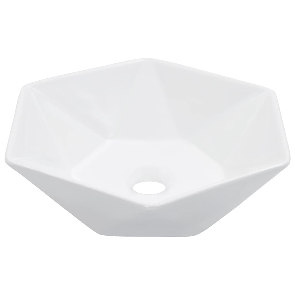 Wastafel 41x36,5x12 cm keramiek wit is nu te koop bij PeponiXL, paradijselijk wonen!