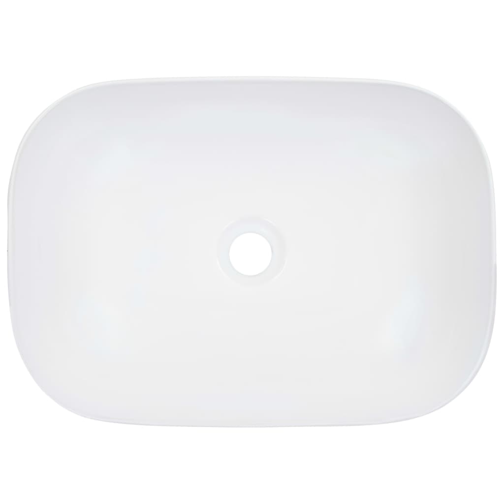 Wastafel 45,5x32x13 cm keramiek wit is nu te koop bij PeponiXL, paradijselijk wonen!